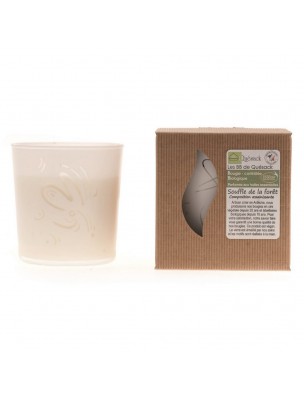 Image de Bougie Souffle de la Forêt - Notes boisées 230g - Quésack via Bougie Orange Cannelle - Senteurs Chaleureuses | Aromandise