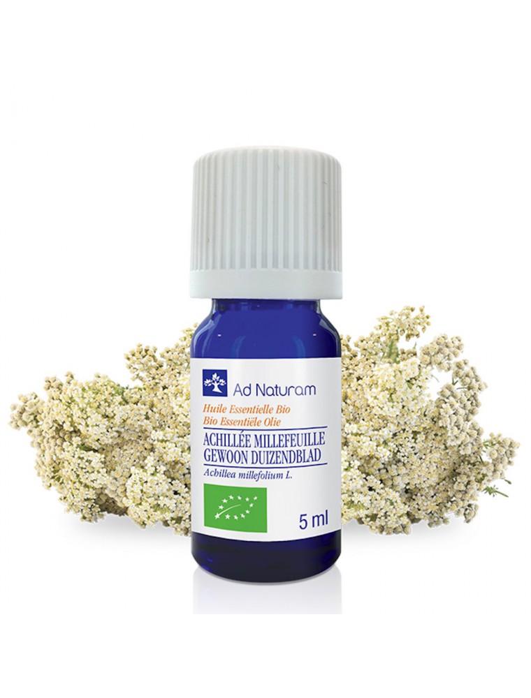 Image principale de la modale pour Achillée Millefeuille Bio - Huile essentielle d'Achillea Millefolium 5 ml - Ad Naturam