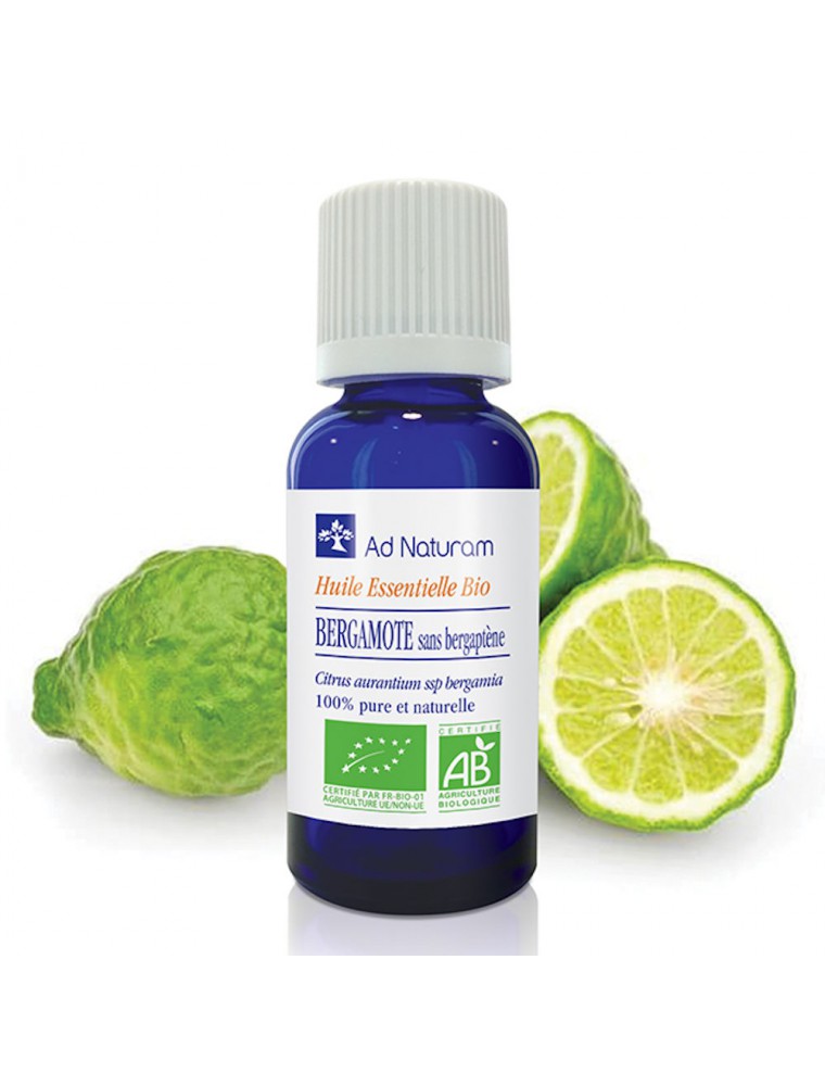 Image principale de la modale pour Bergamote sans Bergaptène Bio - Huile essentielle de Citrus aurantium ssp bergamia 10 ml - Ad Naturam