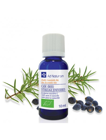 Image principale de Cade (Bois) Bio - Huile essentielle de Juniperus oxycedrus 10 ml - Ad Naturam