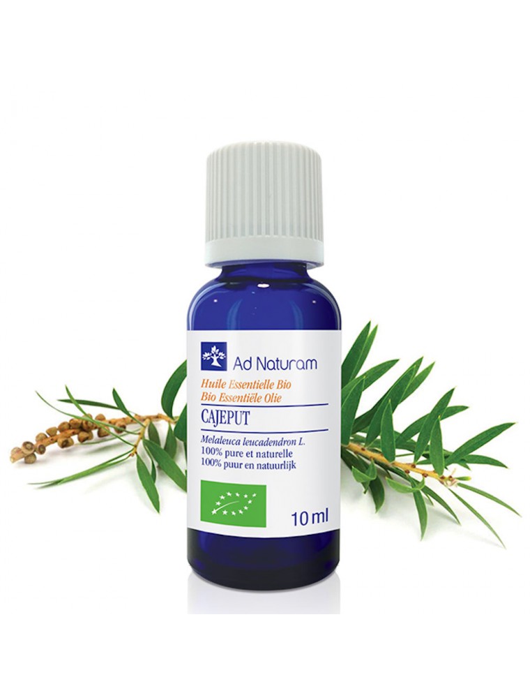 Image principale de la modale pour Cajeput Bio - Huile essentielle de Melaleuca leucadendron 10 ml - Ad Naturam