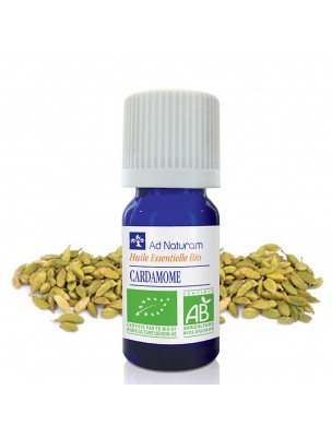 Image de Cardamome Bio - Huile essentielle d'Elettoria cardamomum 5 ml - Ad Naturam depuis Résultats de recherche pour "tisane-plantain"