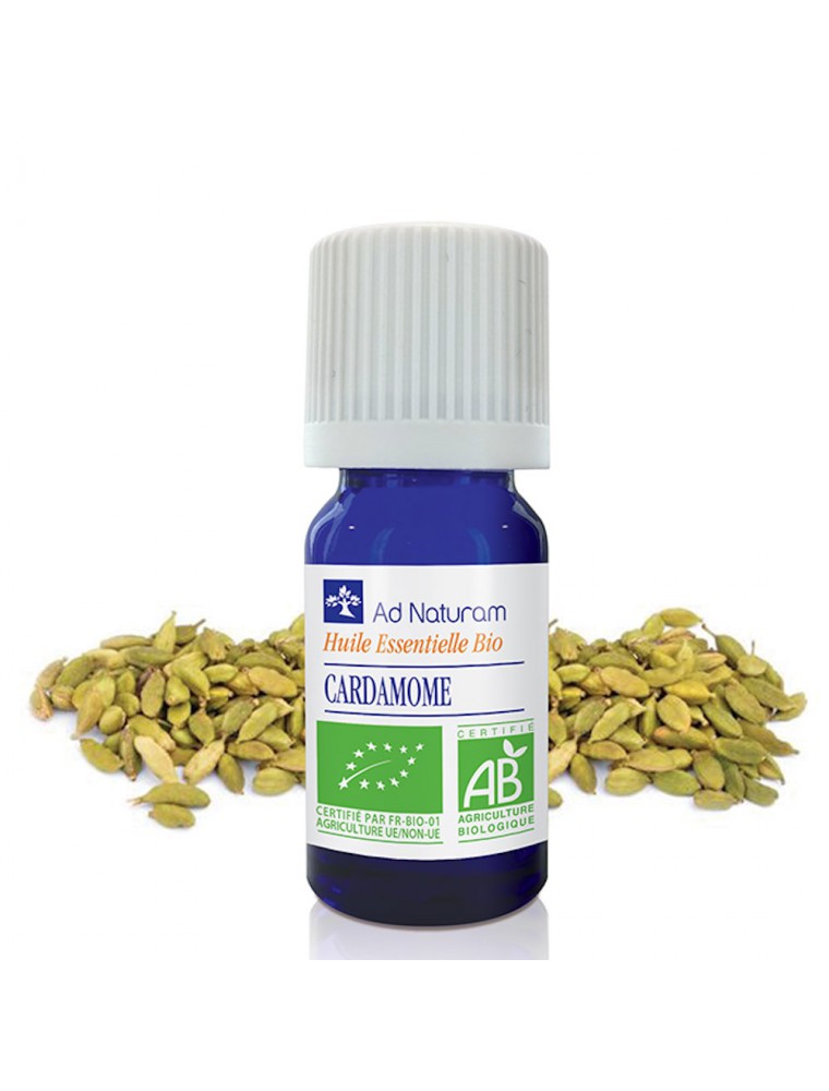 Image principale de la modale pour Cardamome Bio - Huile essentielle d'Elettoria cardamomum 5 ml - Ad Naturam