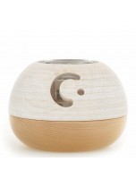 Image de Saturne Blanc et Naturel - Diffuseur Basse Température - Quésack depuis Diffuseurs d'huiles essentielles