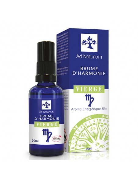 Image principale de Brume d'Harmonie Vierge Bio - Synergie d'Huiles essentielles 50 ml - Ad Naturam