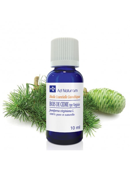Achetez Cèdre de Virginie - Huile essentielle de Juniperus virginiana 10 ml - Ad Naturam à l'herboristerie Louis Image principale de Cèdre de Virginie - Huile essentielle de Juniperus virginiana 10 ml - Ad Naturam