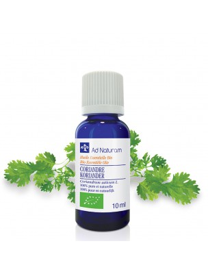 Image de Coriandre Bio - Huile essentielle de Coriandrum sativum 10 ml - Ad Naturam depuis Aromathérapie : huiles essentielles unitaires pour votre bien-être (3)