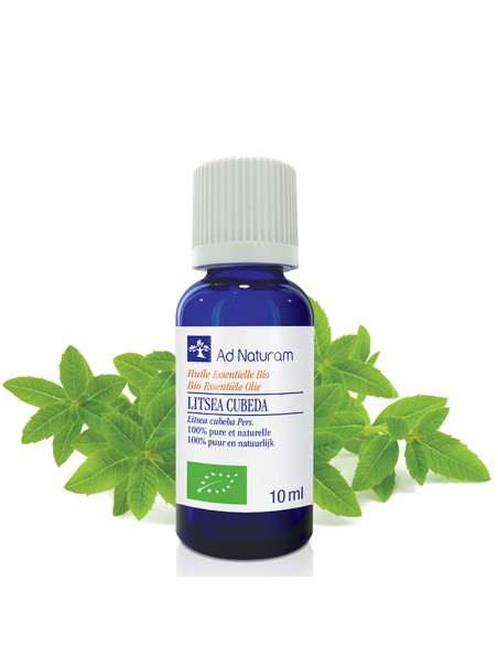 Image principale de Litsée Citronnée (Verveine exotique) Bio - Huile essentielle de Litsea cubeba 10 ml - Ad Naturam