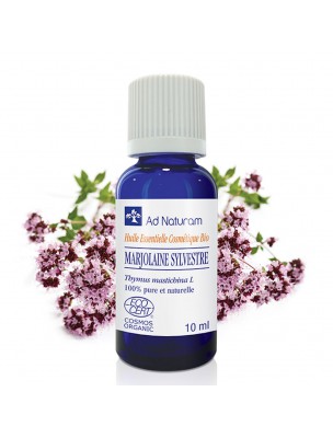 Image de Marjolaine Sylvestre Bio - Huile essentielle de Thymus mastichina 10 ml - Ad Naturam via Mélisse Bio - Huile essentielle de Melissa officinalis 2 ml - Ad Naturam