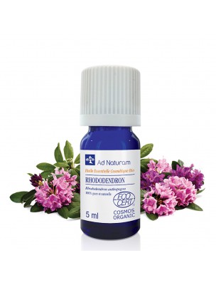 Image de Rhodhodendron Bio - Huile essentielle de Rhododendron anthopogon 5 ml - Ad Naturam via Romarin à Camphre Bio - Huile essentielle 10ml Ad Naturam