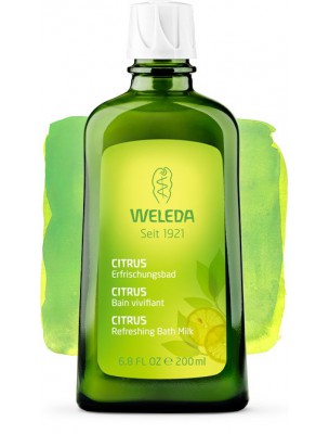 Image de Invigorating Bath with Citrus - Freshness and Good Humor 200 ml Weleda depuis Relaxing and invigorating bath products