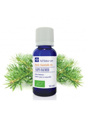 Image de Sapin Baumier Bio - Huile essentielle d'Abies balsamea 10 ml - Ad Naturam via Sapin Blanc Bio - Huile essentielle 10ml - Ad Naturam