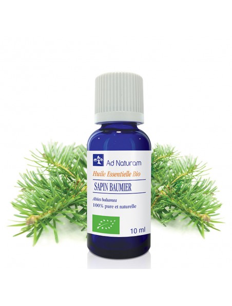 Image principale de Sapin Baumier Bio - Huile essentielle d'Abies balsamea 10 ml - Ad Naturam