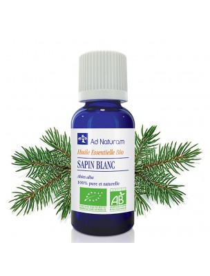 Image de Sapin Blanc Bio - Huile essentielle d'Abies alba 10 ml - Ad Naturam via Huile essentielle de Saro Bio - Ad Naturam