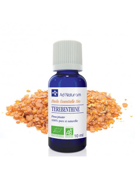 Image principale de Térébenthine Bio - Huile essentielle de Pinus pinaster 10 ml - Ad Naturam