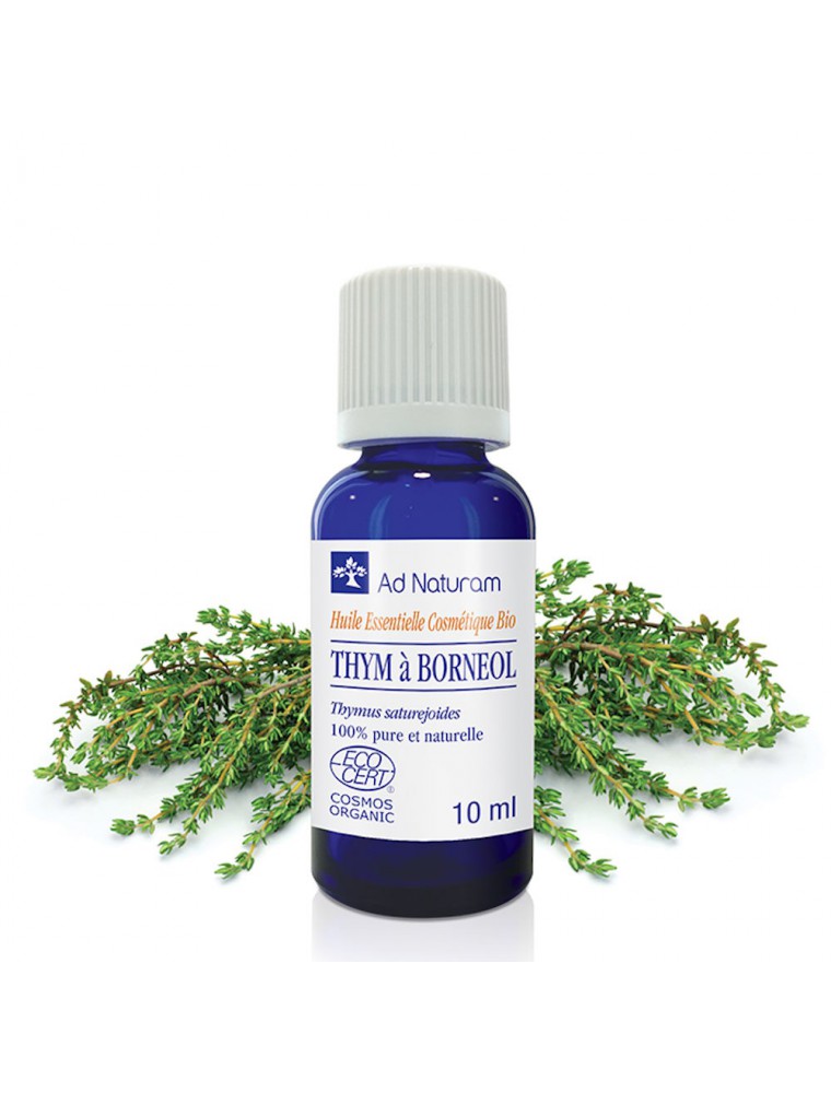 Image principale de la modale pour Thym Blanc à Bornéol Bio - Huile essentielle de Thymus satureioides 10 ml - Ad Naturam