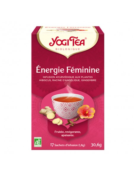 Image principale de Energie Féminine Bio - Infusions Ayurvédiques 17 sachets - Yogi Tea