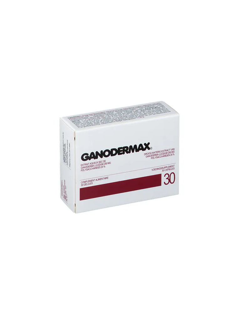 Ganodermax - Champignon Ganoderma (Reishi) pour l'immunité 30 gélules - Biophytarom