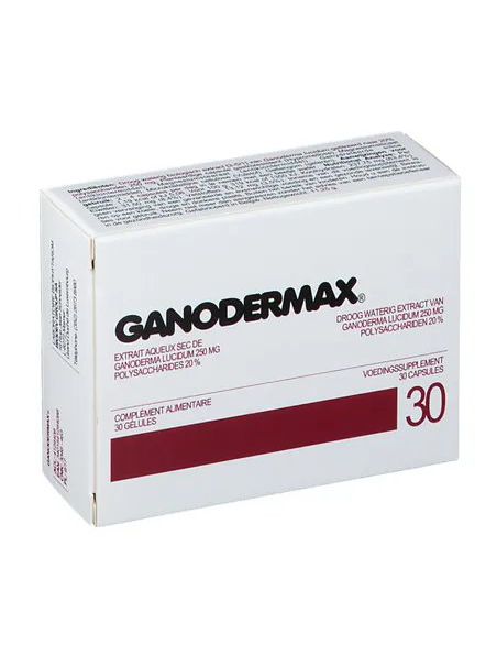 Ganodermax - Champignon Ganoderma (Reishi) pour l'immunité 30 gélules - Biophytarom