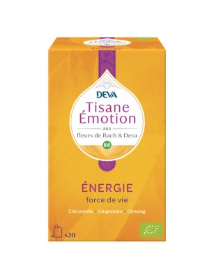 Image de Energie Bio - Tisane Emotion 20 sachets - Deva depuis louis-herboristerie