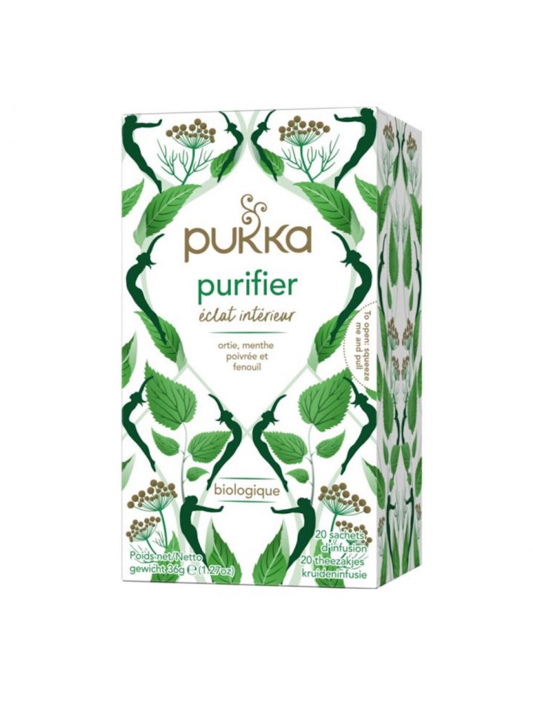 Image principale de la modale pour Purifier Bio - Infusion 20 sachets - Pukka Herbs