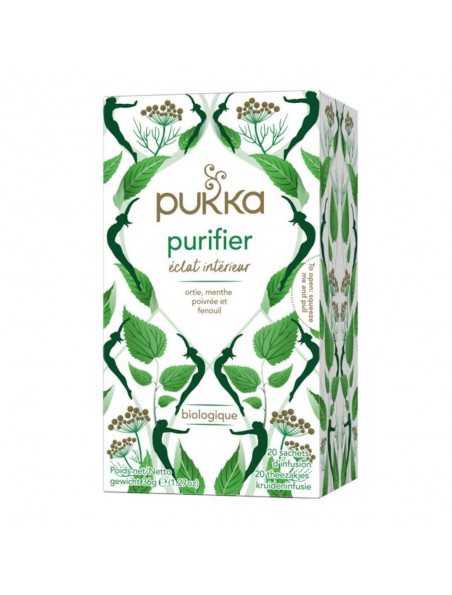 Image principale de Purifier Bio - Infusion 20 sachets - Pukka Herbs