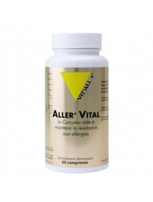 Image de Aller'Vital - Allergies et Défenses Naturelles 60 comprimés - Vit'all+ depuis Commandez les produits Vit'All + à l'herboristerie Louis