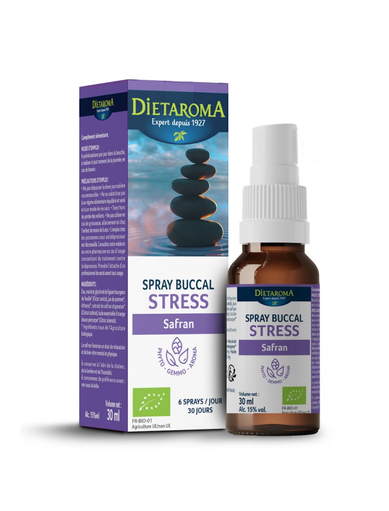 Image principale de la modale pour Spray Stress Bio - Détente et Relaxation 30 ml - Dietaroma