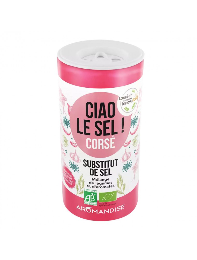 Image principale de la modale pour Ciao Le Sel  ! Corsé Bio - Substitut de Sel 70 g - Aromandise