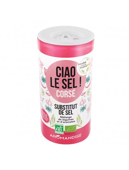 Image principale de Ciao Le Sel  ! Corsé Bio - Substitut de Sel 70 g - Aromandise