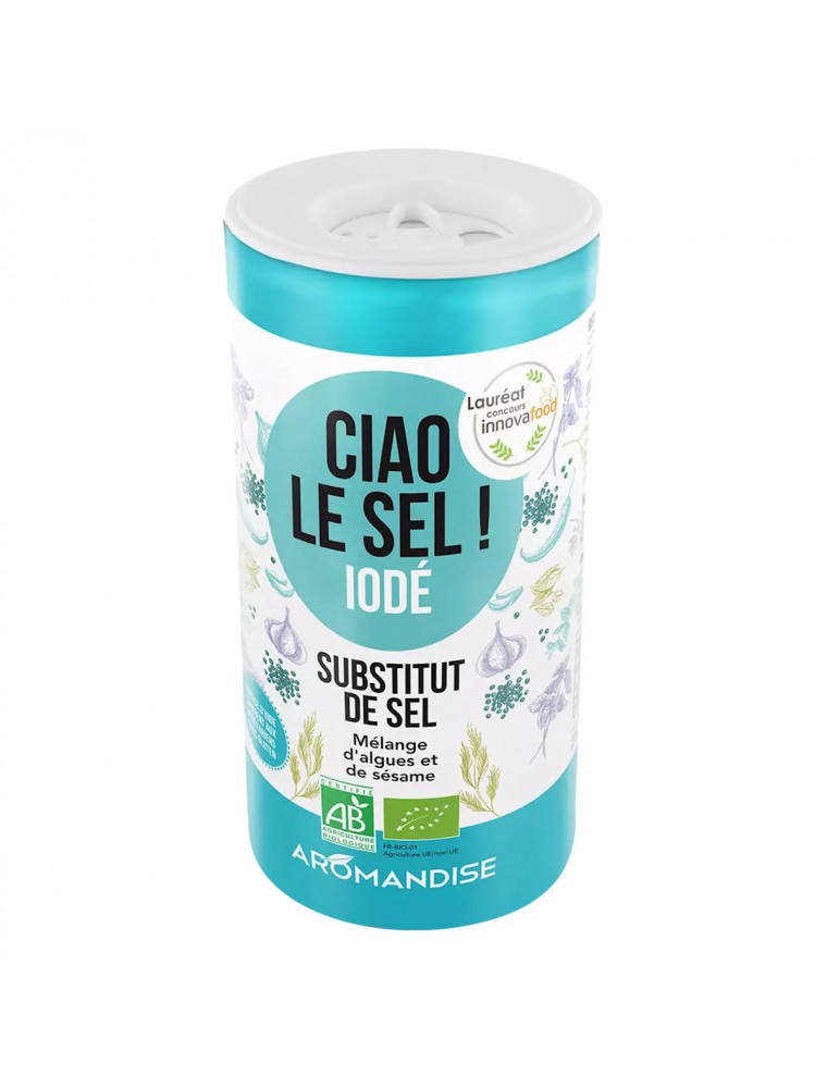 Image principale de la modale pour Ciao Le Sel  ! Iodé Bio - Substitut de Sel 70 g - Aromandise