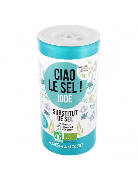 Image principale de Ciao Le Sel  ! Iodé Bio - Substitut de Sel 70 g - Aromandise