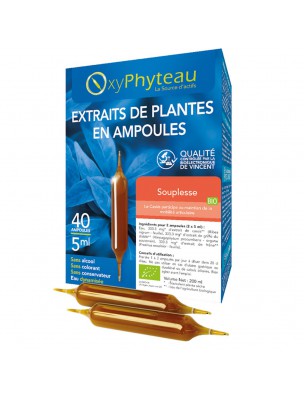 Image de Souplesse Bio - Articulations 40 ampoules - Oxyphyteau depuis Achetez les produits Oxyphyteau à l'herboristerie Louis