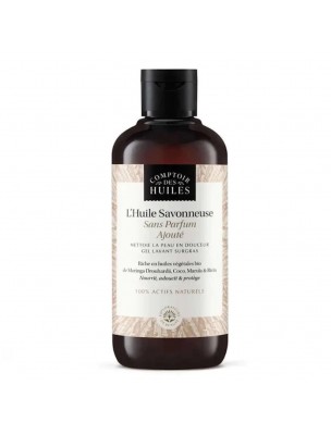 Image de Huile Savonneuse Sans Parfum Bio - Gel Lavant Surgras 250ml - Comptoir des Huiles depuis Commandez les produits Comptoir des Huiles à l'herboristerie Louis