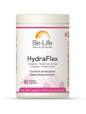 Image de Hydraflex - Articulations 60 gélules - Be-Life via Reine des prés Bio - Articulations et drainage 120 gélules - Purasana