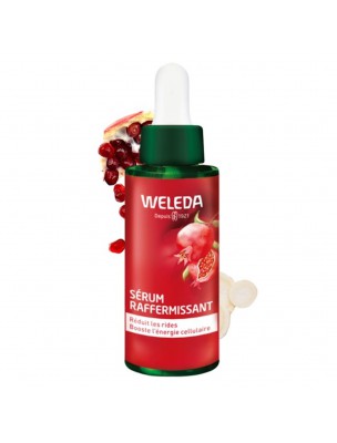 Image de Sérum Raffermissant à la Grenade - Soin intensif 30 ml - Weleda via Figuier de Barbarie Bio - Macérât huileux 50ml - Herbes et Traditions