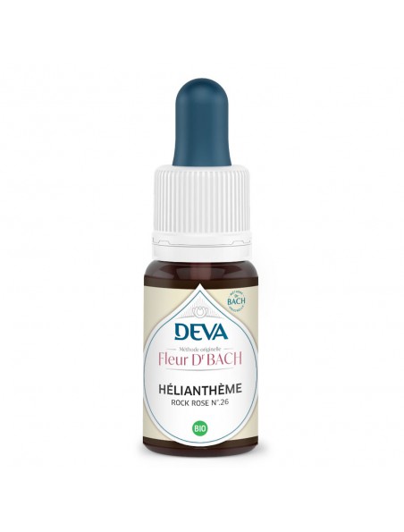 Achetez Hélianthème Bio - Courage et Force morale Élixir Floral de Bach 15 ml - Deva à l'herboristerie Louis Image principale de Hélianthème Bio - Courage et Force morale Élixir Floral de Bach 15 ml - Deva