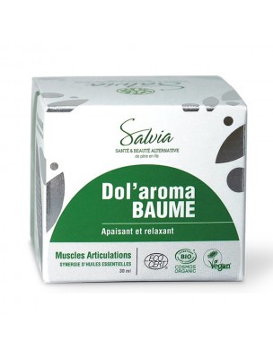 Image de Dol'aroma Baume Bio - Muscles et Articulations 30 ml - Salvia depuis Baumes et pommades - Spécialiste de la phytothérapie
