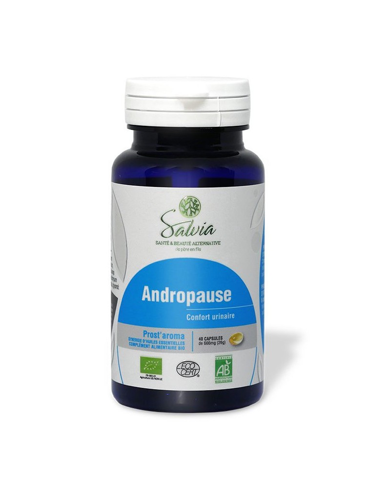 Image principale de la modale pour Prost'Aroma Bio - Andropause 40 capsules - Salvia