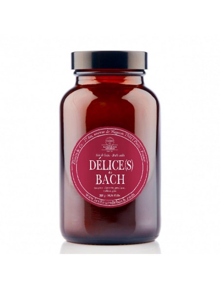 Image principale de Délice(s) de Bach - Sels de Bain Stimulants aux Fleurs de Bach 300 g - Elixirs and Co