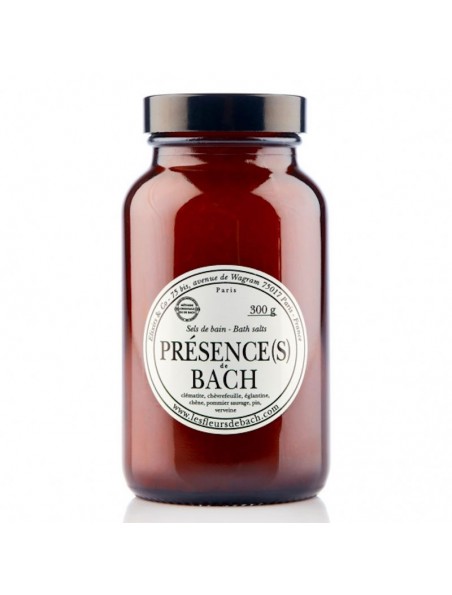 Achetez Présence(s) de Bach - Sels de Bain Stimulants aux Fleurs de Bach 300 g - Elixirs and Co à l'herboristerie Louis Image principale de Présence(s) de Bach - Sels de Bain Stimulants aux Fleurs de Bach 300 g - Elixirs and Co