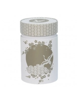 Image de Boîte à thé Komorebi Blanche pour 150 g de thé depuis Accessoires pour le thé - Dégustez votre infusion préférée