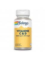 Image de Vitamines C et D - Tonus 60 capsules - Solaray depuis Multi-vitamines : offrez une santé éclatante à votre corps