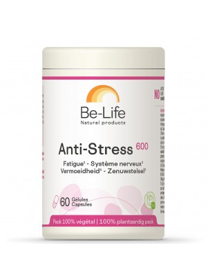 Image de Anti-Stress 600 - Nervosité et Fatigue chronique 60 gélules - Be-Life depuis Indemne - Baba Cool Amandier - Huile de soin parfumée 100 ml