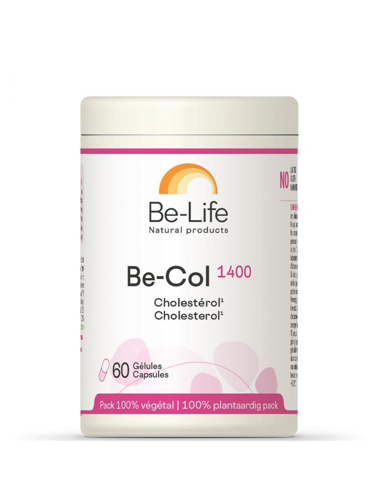 Image principale de la modale pour Be-Col 1400 - Levure de Riz rouge Cholestérol 60 gélules - Be-Life