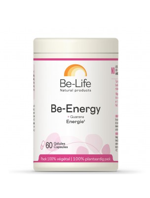 Image de Be-Energy + Guarana - Métabolisme énergétique et Fatigue 60 gélules - Be-Life via Co-Q10 - 50mg 60 capsules - Be-Life