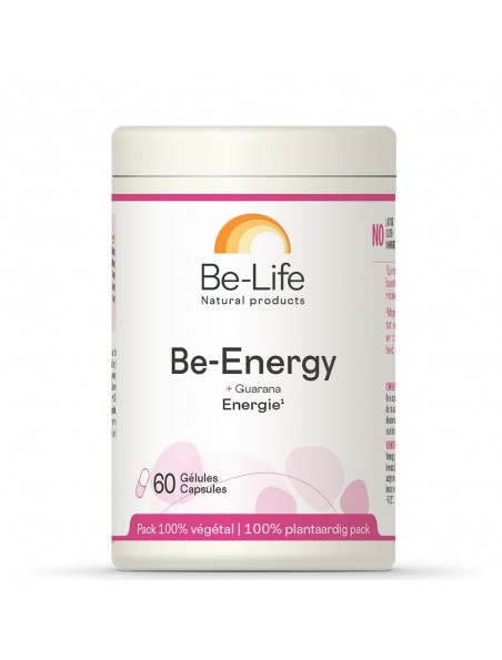 Image principale de Be-Energy + Guarana - Métabolisme énergétique et Fatigue 60 gélules - Be-Life