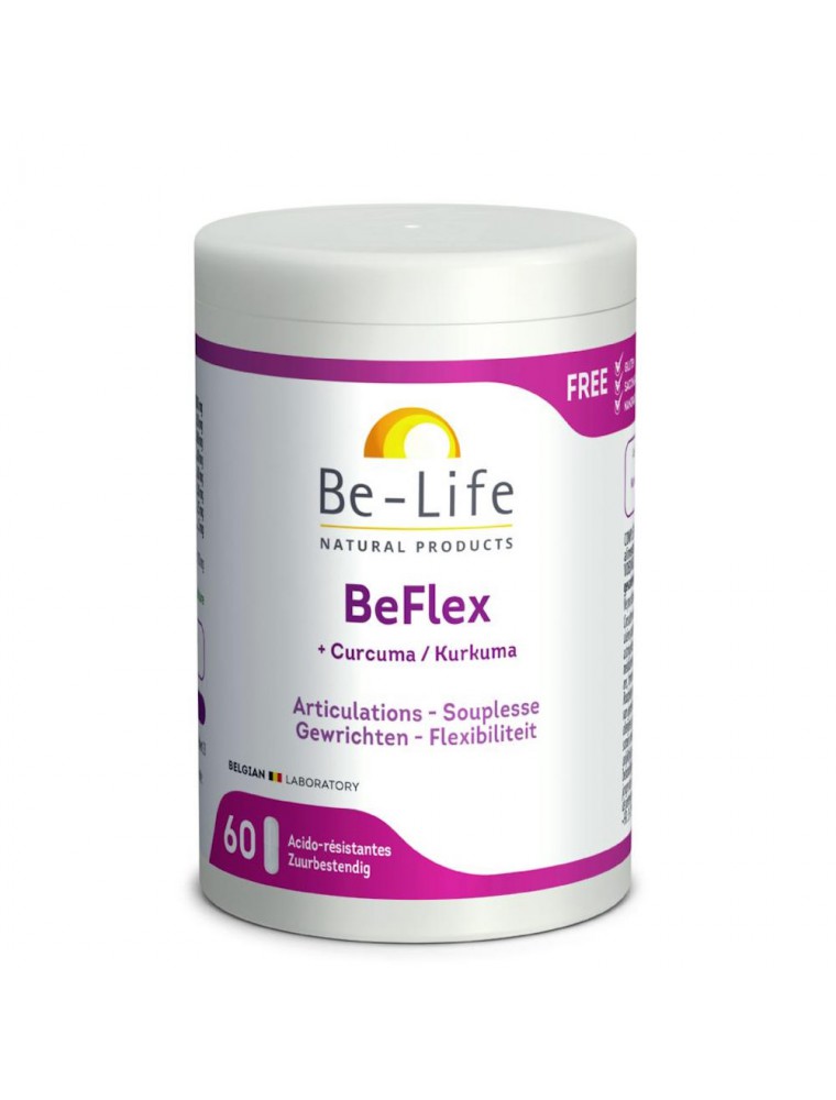 Image principale de la modale pour BeFlex Curcuma - Articulations et Souplesse 60 gélules - Be-Life