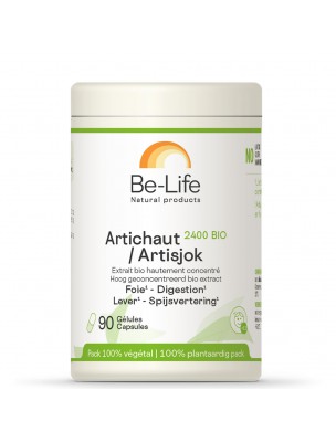 Image de Artichaut 2400 Bio - Détox et Cholestérol 90 gélules - Be-Life depuis Commandez les produits Be-Life à l'herboristerie Louis