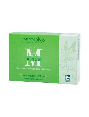 Image de Savon Provence Menthe Bio - Menthe 100G - Herbiolys depuis louis-herboristerie